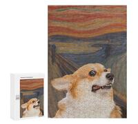 Puzzle per adolescenti 300 pezzi Corgi's Emotional Journey Puzzle per adulti Giochi di pensiero Decorazione per la casa Attività divertenti a casa 300 pezzi