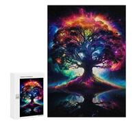 Puzzle per adolescenti, 300 pezzi, Cosmic Tree of Life Unity Puzzles per adulti, giochi di relax, interazione genitore-figlio, 300 pezzi