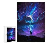 Puzzle per adolescenti 300 pezzi Fantasy Thunder Landscape Puzzles Per Adulti Giochi Rilassanti Corsa Velocità A Mano Sfido Da Risolvere 300 Pezzi