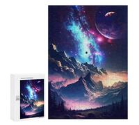 Puzzle per adolescenti, 300 pezzi, Peak of Mountain Landscape Puzzles per adulti, giochi di relax difficili, gioco educativo, 300 pezzi