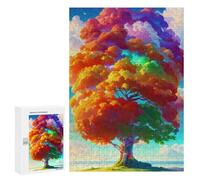 Puzzle per adolescenti, 300 pezzi, Rainbow Tree Fantasy, puzzle per adulti, gioco di famiglia, regalo di compleanno, interazione genitore-figlio, 300 pezzi