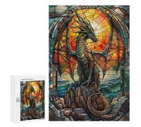 Puzzle per adolescenti, 300 pezzi, Sea Side Dragon Puzzles per adulti, giochi di relax difficili, gioco educativo, 300 pezzi