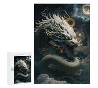 Puzzle per adolescenti, 300 pezzi, Serene Celestial Dragon antistress, decorazione perfetta, attività divertenti per la casa, 300 pezzi