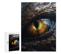 Puzzle per adolescenti 300 pezzi Thunder Dragons Topaz Eye Puzzles Per Adulti Divertenti Giochi Analisi E Logica Interazione genitore-figlio 300 pezzi