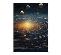 Puzzle Per Adolescenti 38x26cm/1000pcs Solar Symphony Puzzle Per Adulti Gioco Pratico Decorazione Murale Difficile E Stimolante 38x26cm/1000pcs