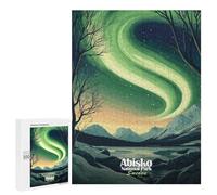 Puzzle Per Adolescenti 500 PCS Abisko National Park Aurora Borealis Puzzle Divertenti Da Assemblare, Modelli, Regali Unici Per Compleanno E Natale 500 PCS