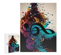 Puzzle Per Adolescenti 500 PCS Abstract Musical Fusion Puzzle Per Adolescenti Giocattoli Antistress Assemblaggio Di Modelli Regali Unici Per Compleanno E Natale 500 PCS