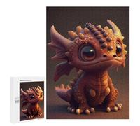 Puzzle Per Adolescenti 500 PCS Adorable Baby Dragon Artwork -2 Puzzle Divertenti Da Assemblare, Modelli, Regali Unici Per Compleanno E Natale 500 PCS