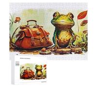 Puzzle Per Adolescenti 500 PCS Adventure Awaits Frog's Journey Begins! Puzzle Per Adulti Giochi Rilassanti Decorazione Da Parete Ottimo Regalo Per I Giocatori 500 PCS