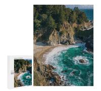 Puzzle Per Adolescenti 500 PCS Amazon Rainforest Waterfall Beach Puzzle Per Adulti Assemblaggio Di Modelli Attività Divertenti A Casa Giochi Stimolanti Giocattoli 500 PCS