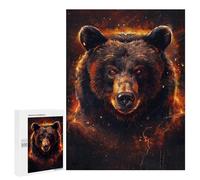 Puzzle Per Adolescenti 500 PCS Animal Majestic Bear Puzzle Per Adulti Giochi Rilassanti Gara Di Velocità Manuale Sfida Da Completare 500 PCS