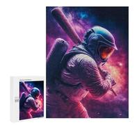 Puzzle Per Adolescenti 500 PCS Baseball Batter Astronaut Puzzle Giocattolo Decorazione Da Parete Decorazione Per La Casa Regali Unici Di Compleanno E Natale 500 PCS