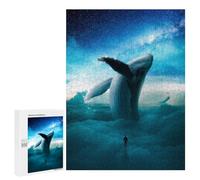 Puzzle Per Adolescenti 500 PCS Big Whale Puzzle Per Adolescenti Giocattolo Decorazione Da Parete Ma Divertente E Umoristico Unico Compleanno E Regali 500 PCS