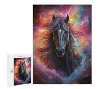 Puzzle Per Adolescenti 500 PCS Black Beauty Horse Puzzle Per Adolescenti Analisi E Logica Difficile E Stimolante Ottimo Regalo Per I Giocatori 500 PCS