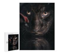 Puzzle Per Adolescenti 500 PCS Black Jaguar Cub Puzzle Giochi Rilassanti Decorazione Per La Casa Regali Unici Per Compleanno 500 PCS