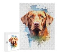 Puzzle Per Adolescenti 500 PCS Chesapeake Bay Retriever Puzzle Per Adulti Gioco Rompicapo Difficile Difficile Unico Compleanno E Regali 500 PCS