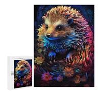 Puzzle Per Adolescenti 500 PCS Colorful Hedgehog Artwork Puzzle Per Adolescenti Sfida Difficile Allena La Tua Mente E Le Tue Mani Rompicapo Giochi Per Famiglie 500 PCS