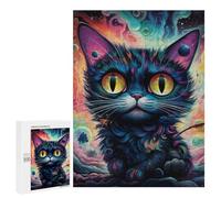 Puzzle Per Adolescenti 500 PCS Cosmic Cat Dreamscape-5 Puzzle, Gioco Rompicapo, Regalo Di Compleanno, Attività Divertenti Da Fare A Casa, 500 PCS