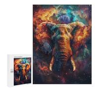 Puzzle Per Adolescenti 500 PCS Cosmic Elephant Dream Puzzle Per Adulti Giochi Rilassanti Assemblaggio Di Modelli Interazione Genitore-figlio 500 PCS