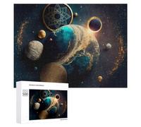 Puzzle Per Adolescenti 500 PCS Cosmic Harmony Celestial Artistry Puzzle Antistress Decorazione Per La Casa Regali Unici Per Compleanno E Natale 500 PCS