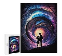 Puzzle Per Adolescenti 500 PCS Cosmic Love Story Puzzle Per Adulti Giochi Rilassanti Sfida Difficile Attività Divertenti A Casa 500 PCS