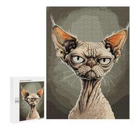 Puzzle Per Adolescenti 500 PCS Devon Rex Caricature Puzzle Per Adulti Giochi Divertenti Perfetto Per Decorare E Fare Regali A Tutta La Famiglia 500 PCS