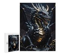 Puzzle Per Adolescenti 500 PCS Dragon Metallic Silver Puzzle Per Adulti Giochi Rilassanti Sfida Difficile Attività Divertenti A Casa 500 PCS