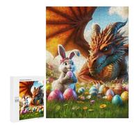 Puzzle Per Adolescenti 500 PCS Dragons Easter Encounter Puzzle Per Adulti Giochi Rilassanti Ma Divertenti E Umoristici Regali Unici Per Compleanno E Natale 500 PCS