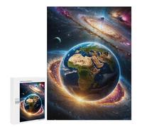 Puzzle Per Adolescenti 500 PCS Earth from Space A Cosmic View -1 Puzzle Per Adolescenti Analisi E Logica Difficile E Stimolante Ottimo Regalo Per I Giocatori 500 PCS