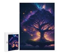 Puzzle Per Adolescenti 500 PCS Enchanted Celestial Tree Puzzle Per Adulti, Gioco Rompicapo, Decorazione Perfetta, Divertimento A Casa, Attività, 500 PCS