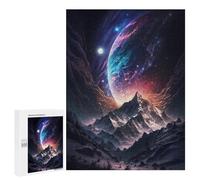 Puzzle per Adolescenti 500 PCS Everest Celestial Peaks Puzzle per Adolescenti Giocattoli Antistress Migliora La Memoria 500 PCS