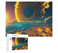 Puzzle Per Adolescenti 500 PCS Explosive Cosmic Event on Alien Planet Puzzle Per Adolescenti Giocattoli Antistress Assemblaggio Di Modelli Regali Unici Per Compleanno E Natale 500 PCS