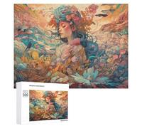 Puzzle Per Adolescenti 500 PCS Fantasy Artwork Nature's Harmony Puzzle Per Adulti Gioco Rompicapo Difficile Difficile Unico Compleanno E Regali 500 PCS
