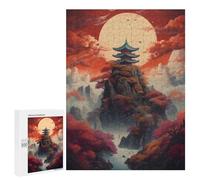 Puzzle Per Adolescenti 500 PCS Fantasy Moonlight Japan 07 Puzzle Per Adulti Giochi Rilassanti Assemblaggio Di Modelli Interazione Genitore-figlio 500 PCS