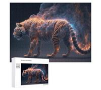 Puzzle Per Adolescenti 500 PCS Galactic Tiger Cosmic Majesty Unleashed Puzzle Per Adolescenti Giocattoli Antistress Assemblaggio Di Modelli Regali Unici Per Compleanno E Natale 500 PCS