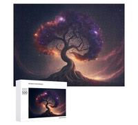 Puzzle Per Adolescenti 500 PCS Galactic Tree of Life -3 Puzzle, Gioco Rompicapo, Regalo Di Compleanno, Attività Divertenti Da Fare A Casa, 500 PCS
