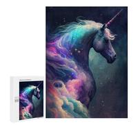 Puzzle Per Adolescenti 500 PCS Galactic Unicorn Majesty Puzzle Giocattolo Decorazione Da Parete Decorazione Per La Casa Regali Unici Di Compleanno E Natale 500 PCS