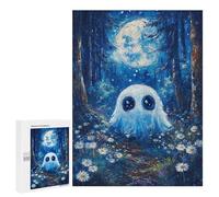 Puzzle Per Adolescenti 500 PCS Ghost in The Moonlight Forest Puzzle Per Adulti Giochi Rilassanti Ma Divertenti E Umoristici Regali Unici Per Compleanno E Natale 500 PCS