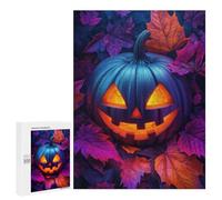 Puzzle Per Adolescenti 500 PCS Glowing Jack-o-Lantern Puzzle Per Adolescenti Giochi Rilassanti Assemblaggio Di Modelli Regali Unici Per Compleanno E Natale 500 PCS
