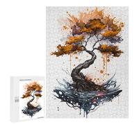 Puzzle Per Adolescenti 500 PCS Gold Cherry Blossoms Puzzle Divertenti Da Assemblare, Modelli, Regali Unici Per Compleanno E Natale 500 PCS