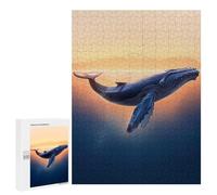 Puzzle Per Adolescenti 500 PCS Humpback Whale Sunset Puzzle Per Adolescenti Giochi Rilassanti Assemblaggio Di Modelli Regali Unici Per Compleanno E Natale 500 PCS