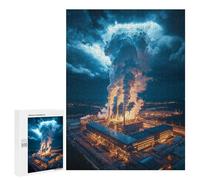 Puzzle Per Adolescenti 500 PCS Industrial Pollution Clouds Puzzle Per Adolescenti Sfida Difficile Allena La Tua Mente E Le Tue Mani Rompicapo Giochi Per Famiglie 500 PCS