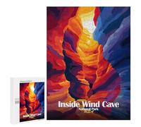 Puzzle Per Adolescenti 500 PCS Inside Wind Cave National Park Art Puzzle Per Adolescenti Giocattolo Decorazione Da Parete Ma Divertente E Umoristico Unico Compleanno E Regali 500 PCS