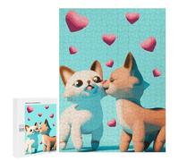 Puzzle Per Adolescenti 500 PCS Kissing My Love Puzzle Per Adulti Gioco Rompicapo Difficile Difficile Unico Compleanno E Regali 500 PCS