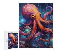 Puzzle Per Adolescenti 500 PCS Magical Octopus Artwork Puzzle, Gioco Rompicapo, Regalo Di Compleanno, Attività Divertenti Da Fare A Casa, 500 PCS