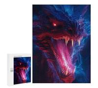 Puzzle Per Adolescenti 500 PCS Majestic Dragon Puzzle Per Adulti Gioco Rompicapo Assemblaggio Di Modelli Interazione Genitore-figlio 500 PCS