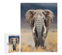 Puzzle Per Adolescenti 500 PCS Majestic Elephant Portrait Puzzle Per Adulti Gioco Rompicapo Difficile Difficile Unico Compleanno E Regali 500 PCS