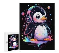 Puzzle Per Adolescenti 500 PCS Music Lover Penguin Puzzle Divertenti Da Assemblare, Modelli, Regali Unici Per Compleanno E Natale 500 PCS