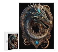 Puzzle Per Adolescenti 500 PCS Mystical Cosmic Dragon Puzzle Per Adulti Giochi Rilassanti Sfida Difficile Attività Divertenti A Casa 500 PCS