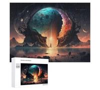 Puzzle Per Adolescenti 500 PCS Mystical Portal to Another World Puzzle Divertenti Da Assemblare, Modelli, Regali Unici Per Compleanno E Natale 500 PCS